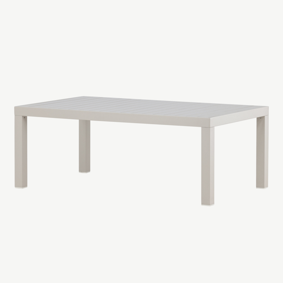 Beežist alumiiniumist diivanilaud spraystone-pealispinnaga Copacabana, 120×70 cm, 2113-222 – 5