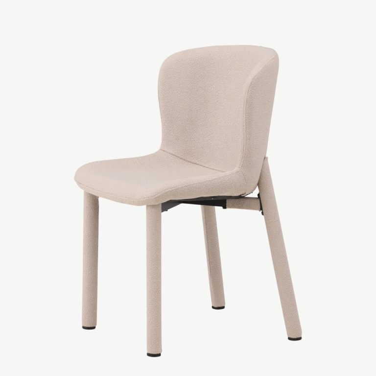 Beežist buklee-kangast söögitool Astoria (terasjalad, 2 tk komplektis) - 62032-041