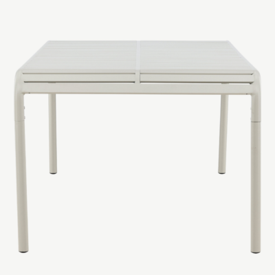 Borneo ristkülikukujuline õuelaud, alumiinium, beež, 200 × 100 cm - 6050-222