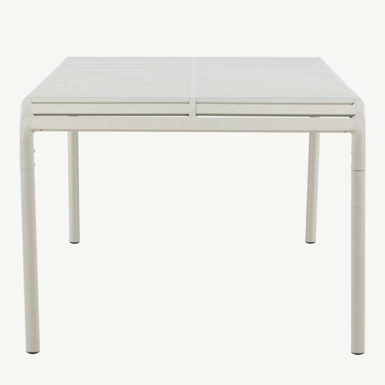 Borneo ristkülikukujuline õuelaud, alumiinium, beež, 200 × 100 cm - 6050-222