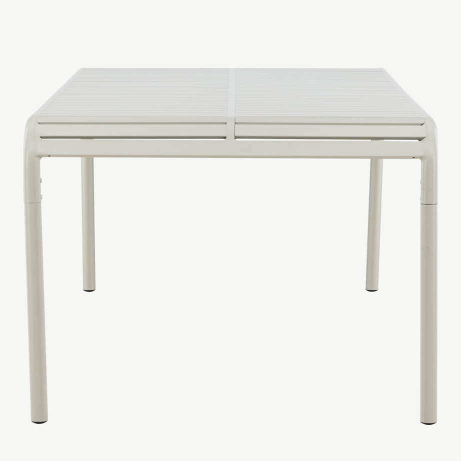 Borneo ristkülikukujuline õuelaud, alumiinium, beež, 200 × 100 cm, 6050-222