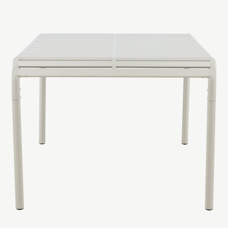 Borneo ristkülikukujuline õuelaud, alumiinium, beež, 200 × 100 cm - 6050-222