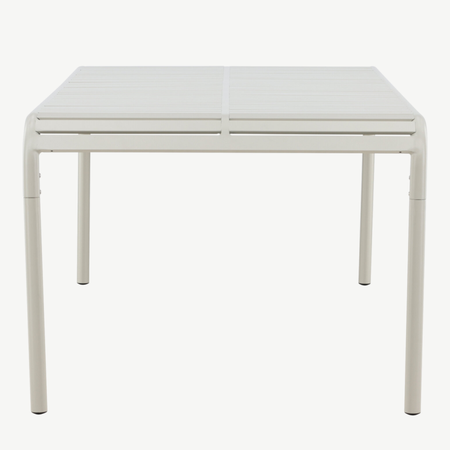 Borneo ristkülikukujuline õuelaud, alumiinium, beež, 200 × 100 cm, 6050-222 – 7