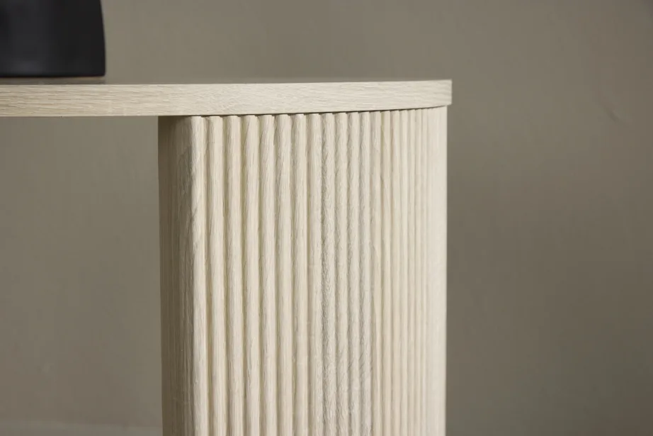 Bristoli ümmargune diivanilaud (MDF, valge peits, Ø60×45 cm), 62056-130 – 14