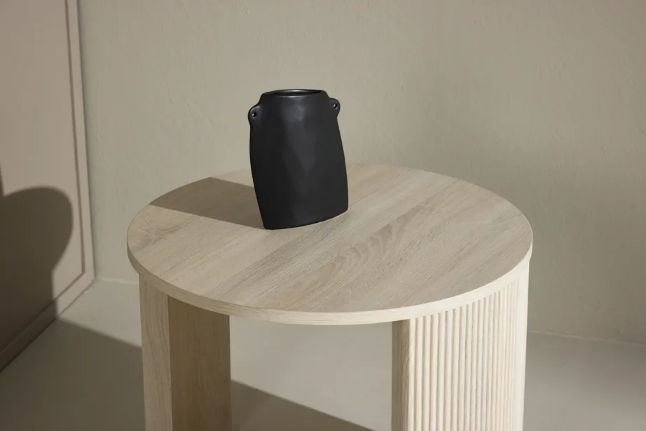 Bristoli ümmargune diivanilaud (MDF, valge peits, Ø60×45 cm), 62056-130 – 15