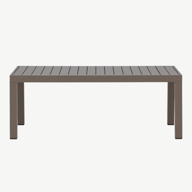 Copacabana pruun välidiivanilaud (alumiinium, spraystone, 45 × 120 × 70 cm) - 2113-555
