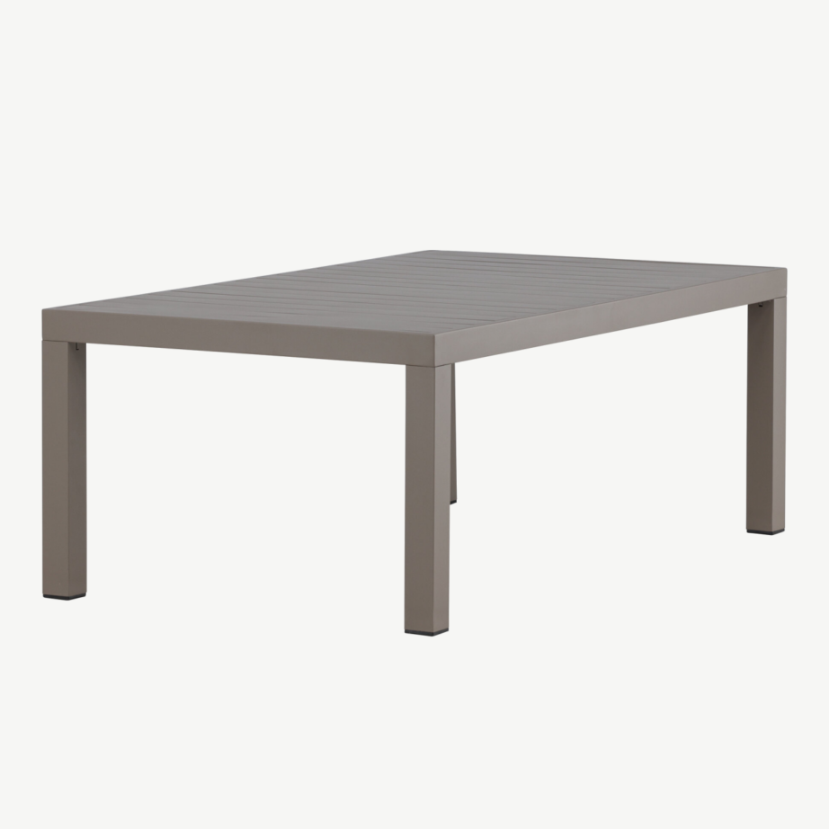 Copacabana pruun välidiivanilaud (alumiinium, spraystone, 45 × 120 × 70 cm), 2113-555 – 2