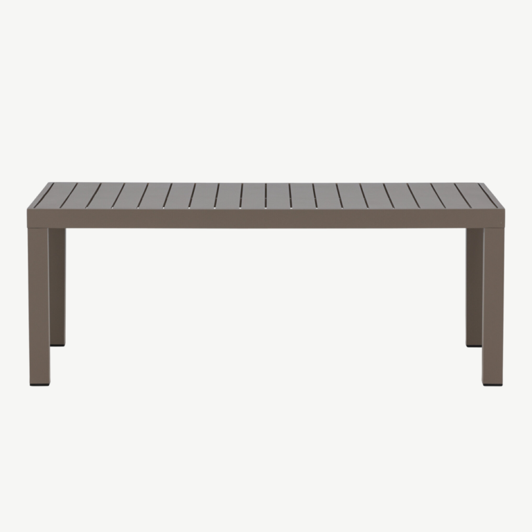 Copacabana pruun välidiivanilaud (alumiinium, spraystone, 45 × 120 × 70 cm) - 2113-555