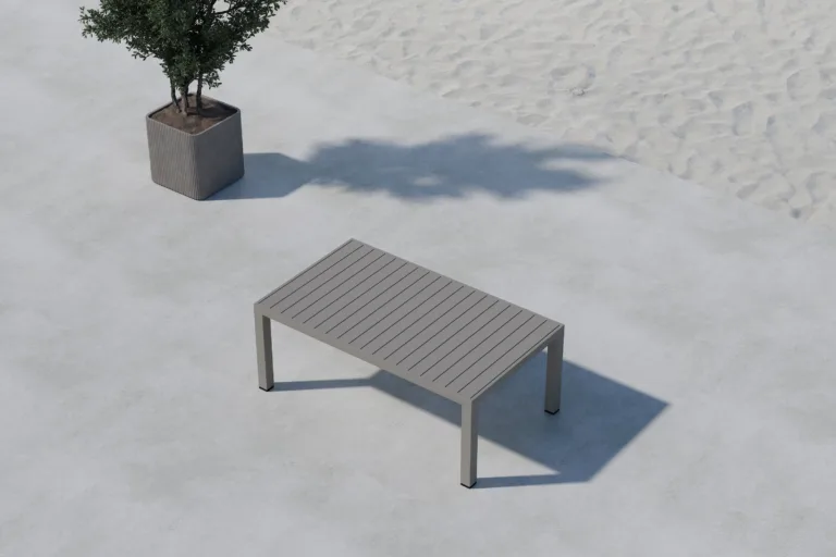 Copacabana pruun välidiivanilaud (alumiinium, spraystone, 45 × 120 × 70 cm) - 2113-555