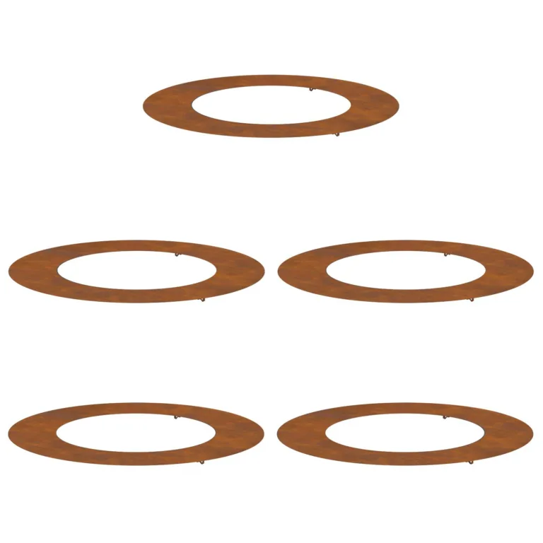 Corten terase vaas Corten teras Suur Dekoratiivsed vahetükid