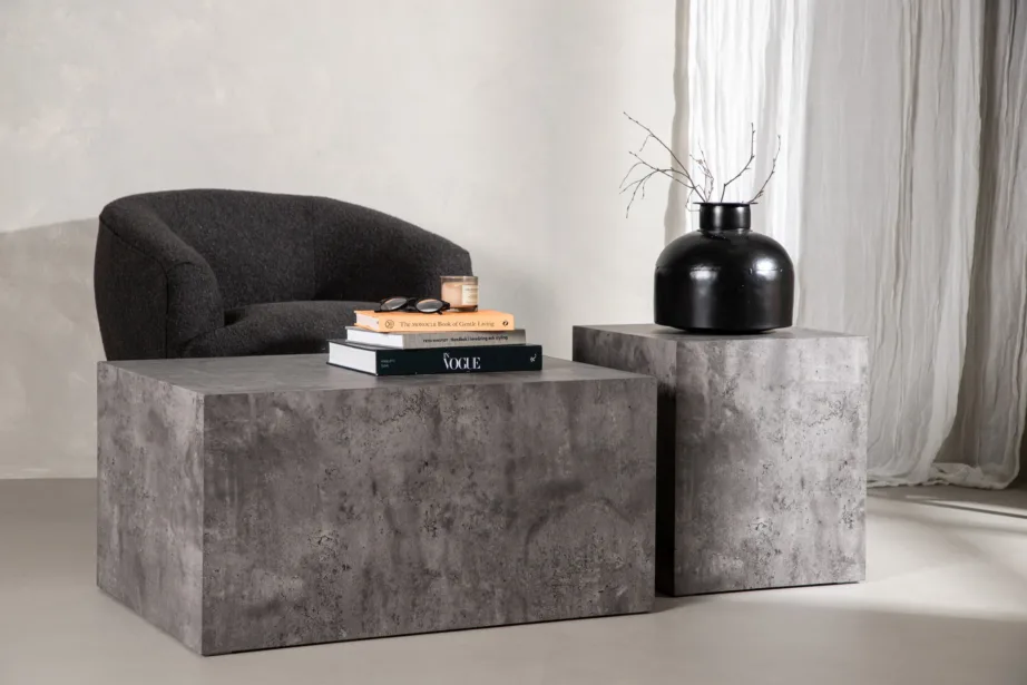 Diivanilaua komplekt York (hall marmori imitatsioon, MDF), GR23953 – 2