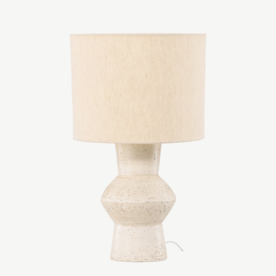 Elevandiluu toonis terrakotast laudlamb Valön (jute lambivari, ø30,5 cm) - 61810-120