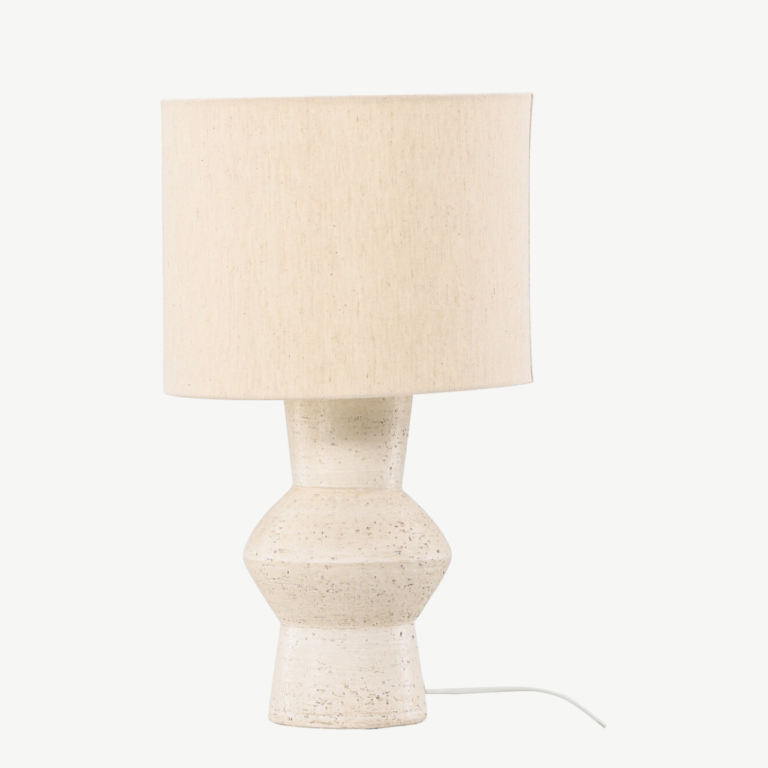 Elevandiluu toonis terrakotast laudlamb Valön (jute lambivari, ø30,5 cm) - 61810-120