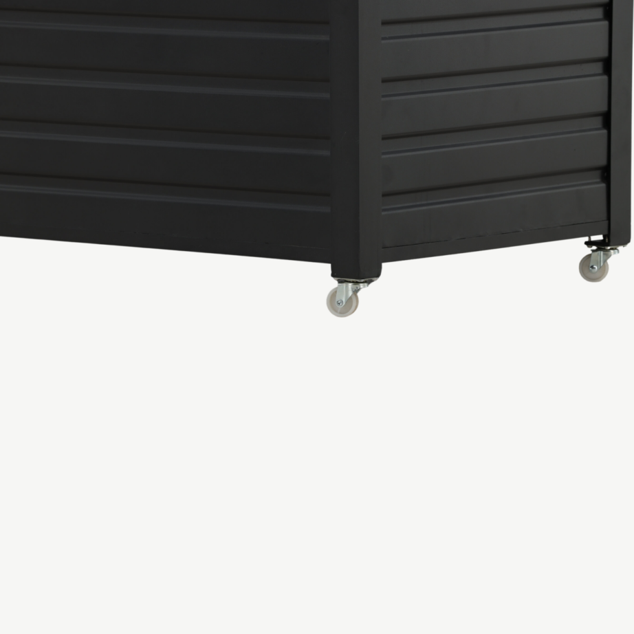 Elsa must alumiiniumist patjade hoiukast (130x60x60 cm), 2011-408 – 4