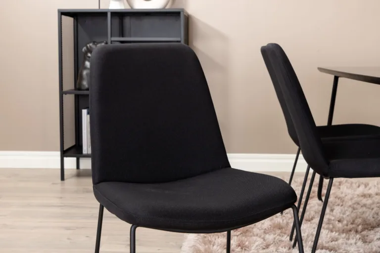 Petra must söögilauakomplekt 6 tooliga (MDF, metall, 190x90 cm) - GR22099