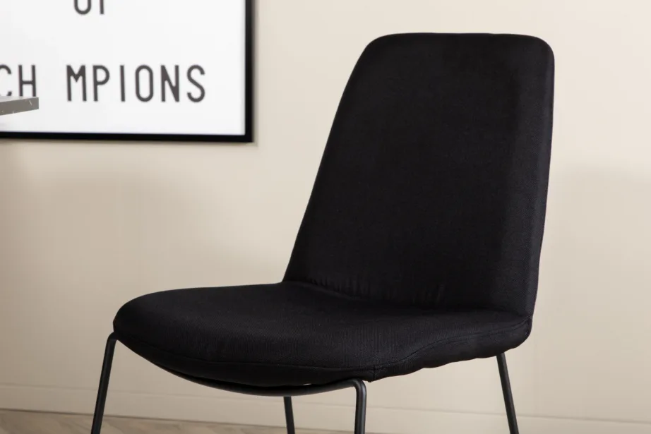 Must marmormustriga kaheksanurkne söögilaud Marbs ja neli Muce tooli, GR22120 – 10