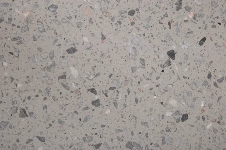 Razzia ümmargune hall söögilaud terrazzo pinnaga ja kreemid toolid komplektis, 106 cm - GR931