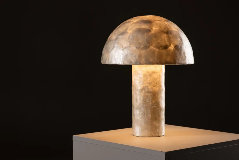 Helehall kapizikarpidest laualamp Lindön (⌀36 cm), 61811-111 – 10