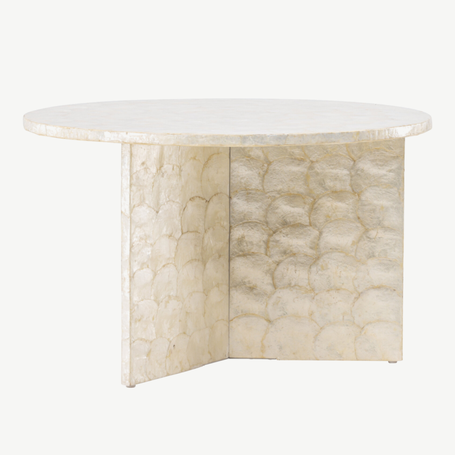 Kaheosaline kapizist diivanilauakomplekt Smögen, helehall ümmargune laudade komplekt, GR24622 – 10