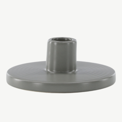 Kivikeraamikast hall küünlaalus Bette, ø12 cm - 58109-165