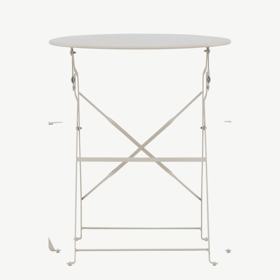 Kokkupandav terasest aiakomplekt Tao Cafe (beež, laud ja 2 tooli), 9790-222 – 5