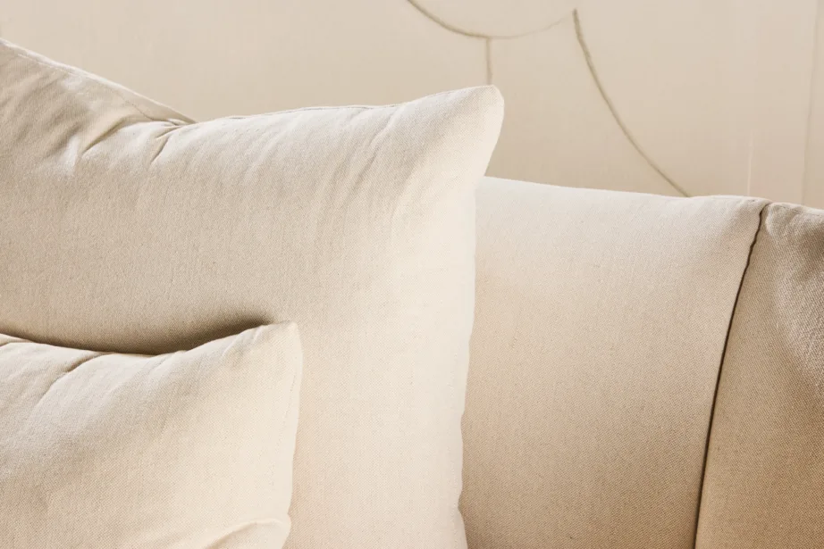 Kolmekohaline beež linasegukangaga diivan Mollösund (tammepuidust jalad), 61803-256 – 8