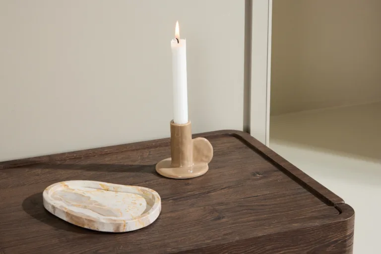 Kompaktne mokkavärvi sahtlikapp Noble (MDF, 50x40x36 cm) - 30082-125