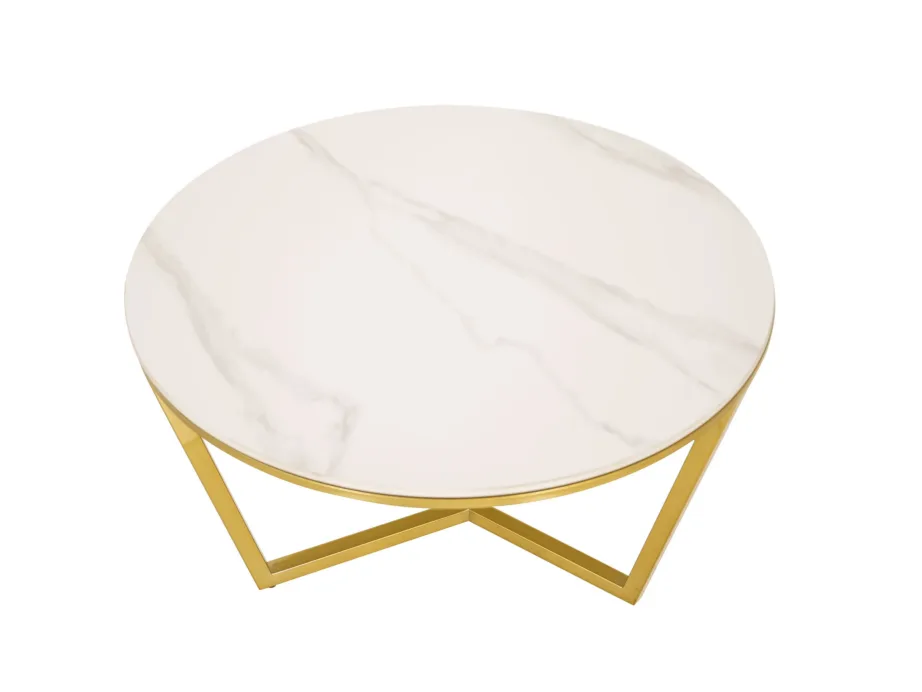 Kuldsete jalgadega kohvilaudade komplekt Modig M67, metallist – 5