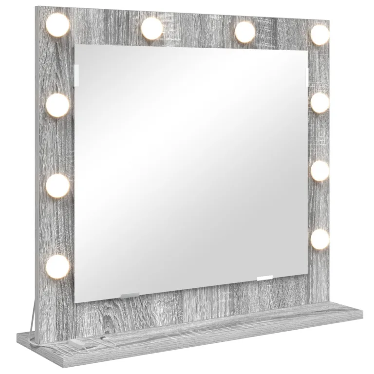 LED-valgustusega peegel Hall Sonoma 60x55x18 cm