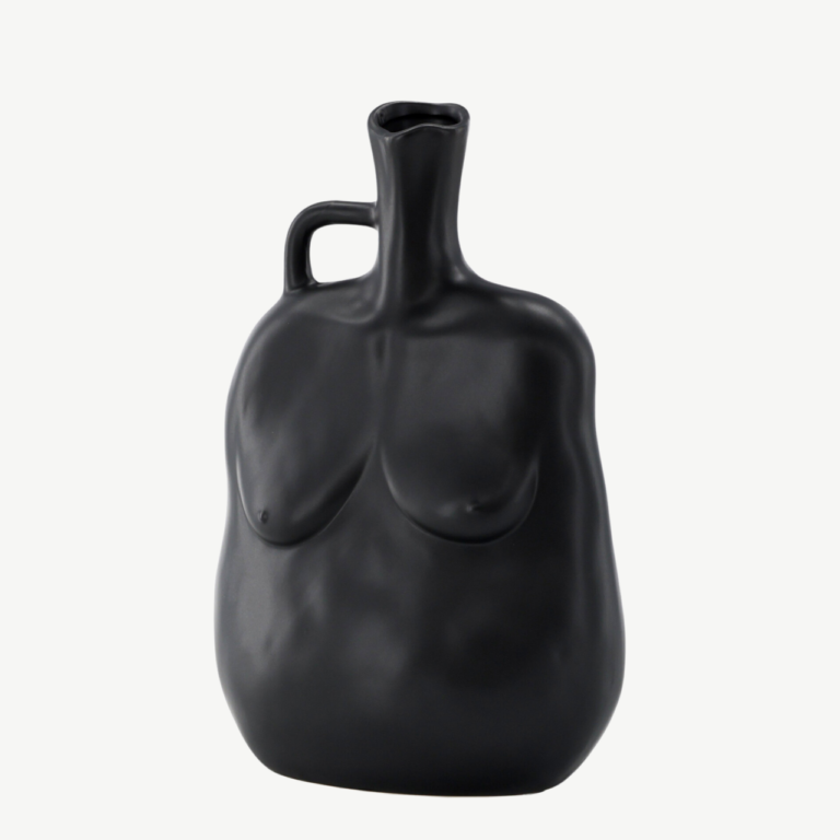 Matt must kivikeraamiline vaas Conta, 25 cm - 58139-100
