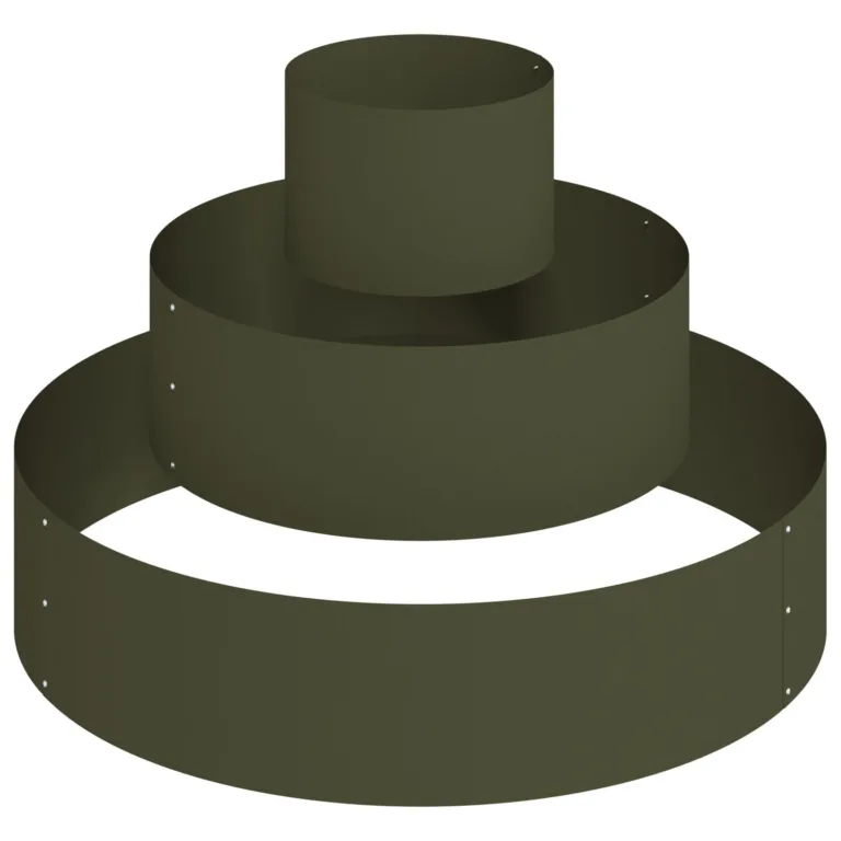 Metallist Pott Teras/oliiv roheline Teras Ø 90 cm Modulaarne