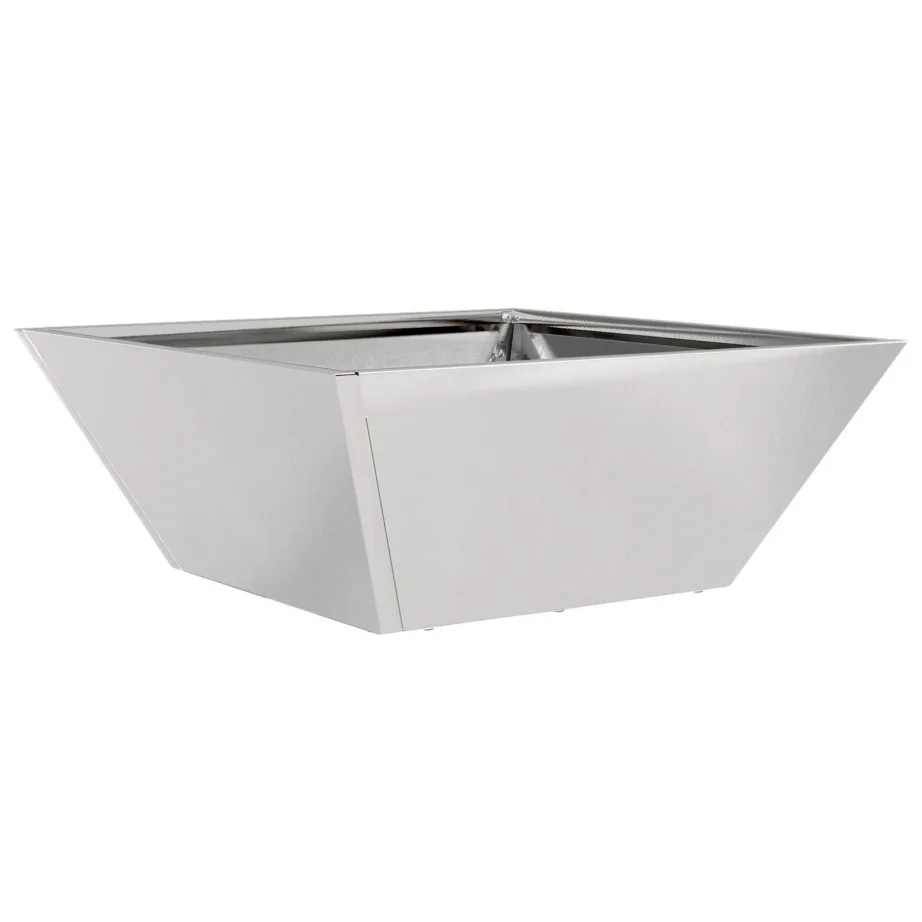 Metalltaimealus Roostevaba teras 40 x 40 x 15 cm