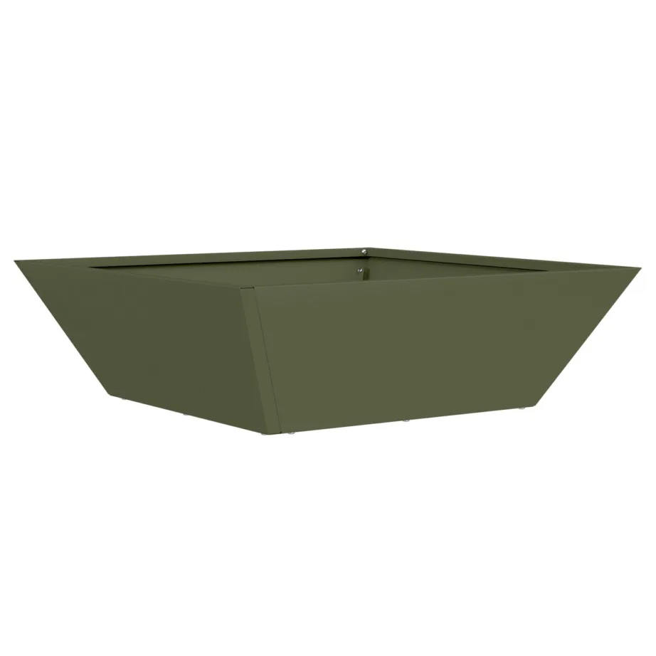 Metalltaimede alus Oliivroheline Metall 50 x 50 x 15 cm