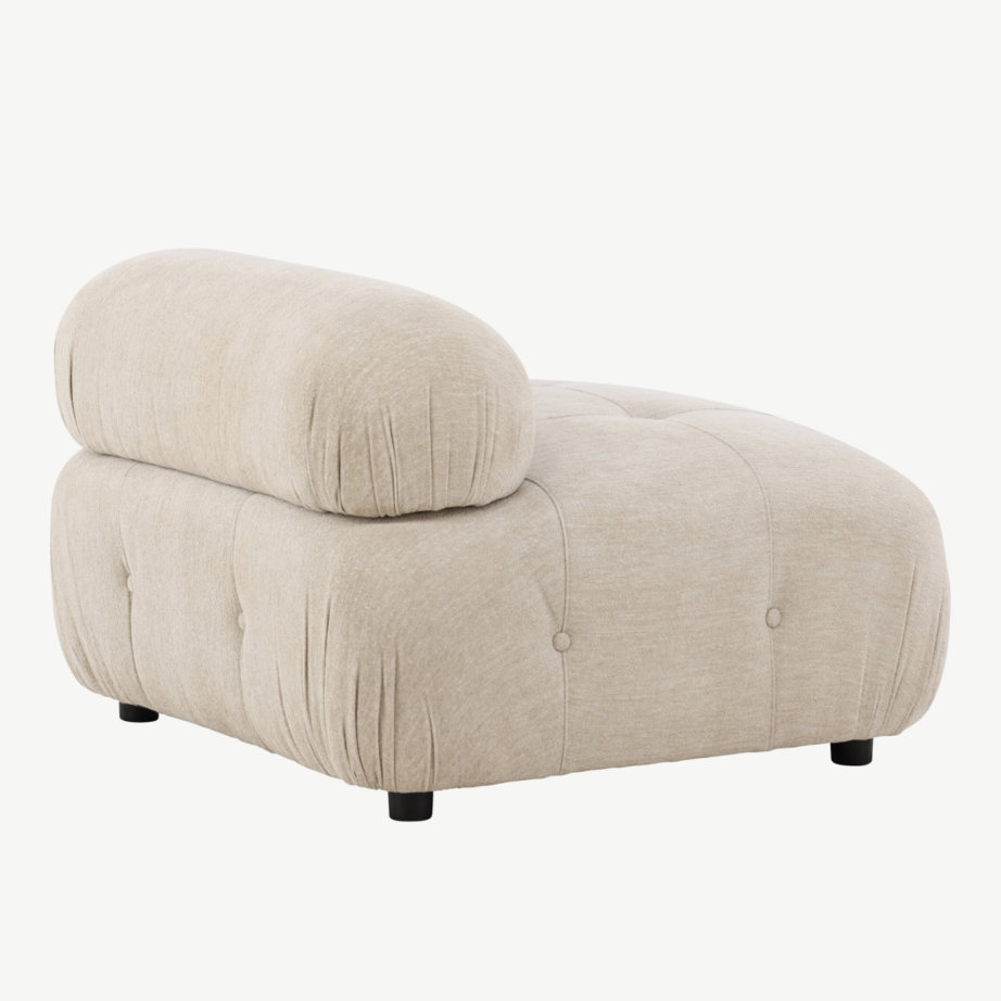 Mika mooduldiivani keskosa, beež polüester, 62047-112 – 5