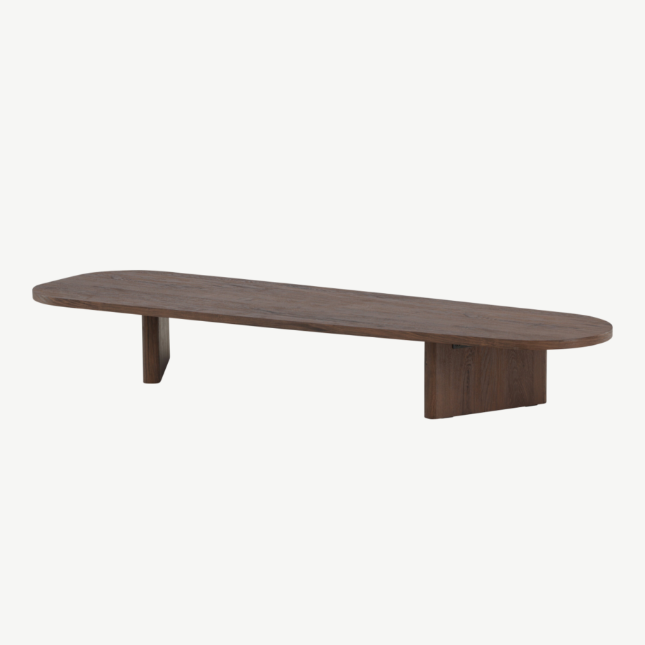 Mokka toonis MDF diivanilaud Grönvik 180×55 cm, 62044-125 – 4