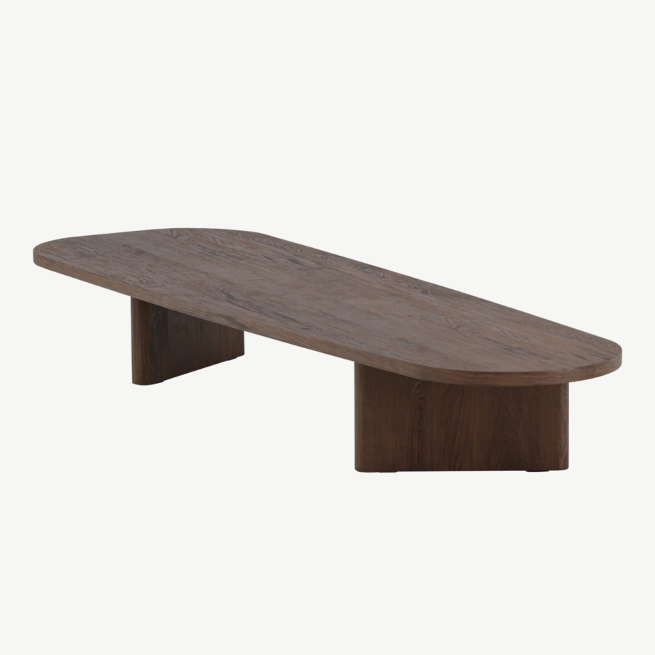 Mokka toonis MDF diivanilaud Grönvik 180×55 cm, 62044-125 – 5