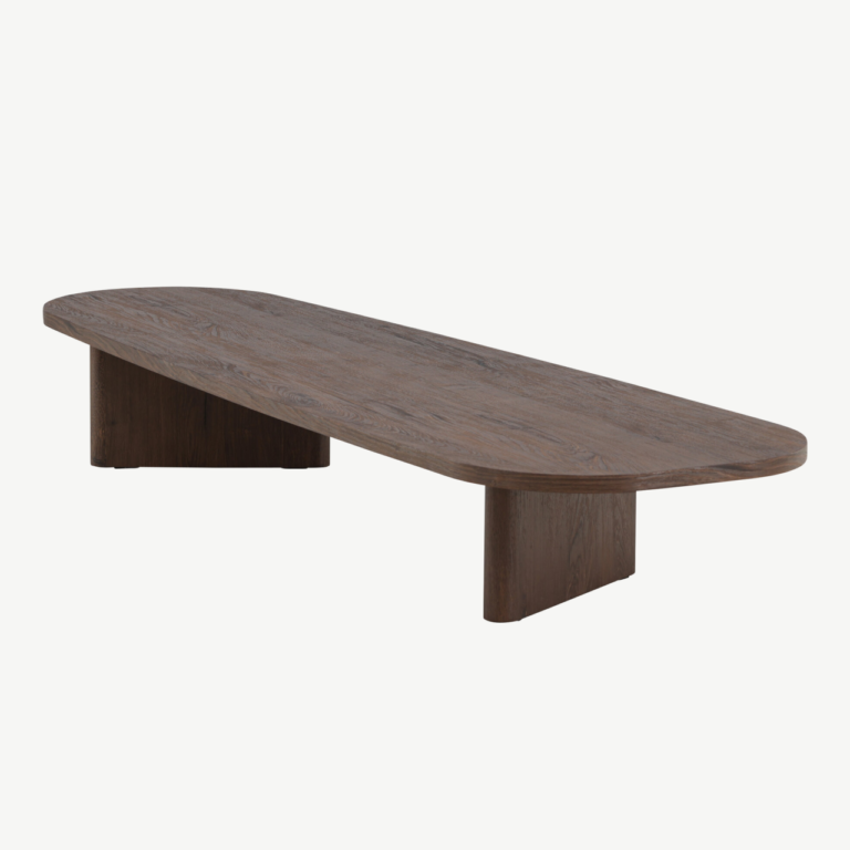 Mokka toonis MDF diivanilaud Grönvik 180x55 cm - 62044-125
