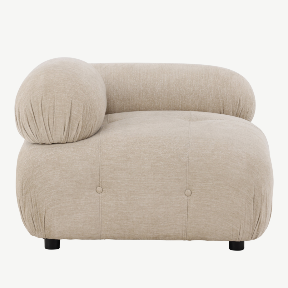 Mooduldiivani vasaknurga osa Mika, beež polüester, 62048-112 – 2