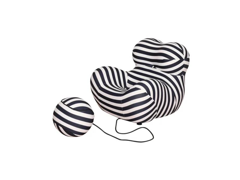 Must-valge tugitool Nua N31-5, elastne sile kangas – 8