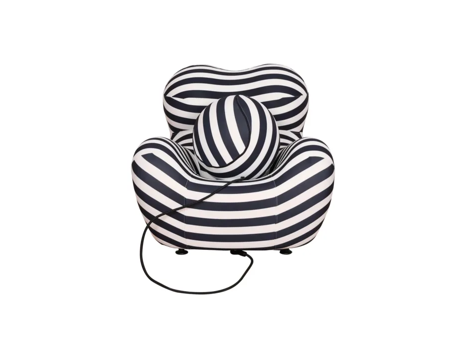 Must-valge tugitool Nua N31-5, elastne sile kangas – 10