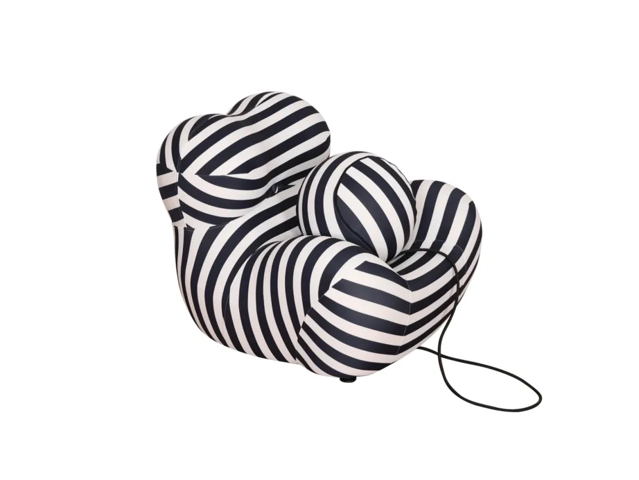 Must-valge tugitool Nua N31-5, elastne sile kangas – 11