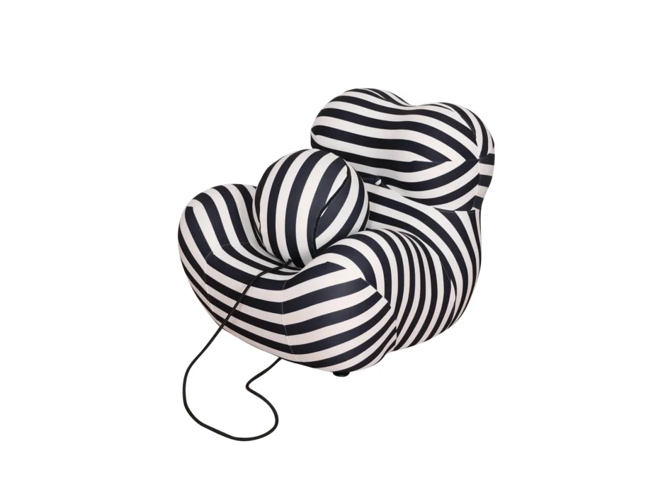 Must-valge tugitool Nua N31-5, elastne sile kangas – 12