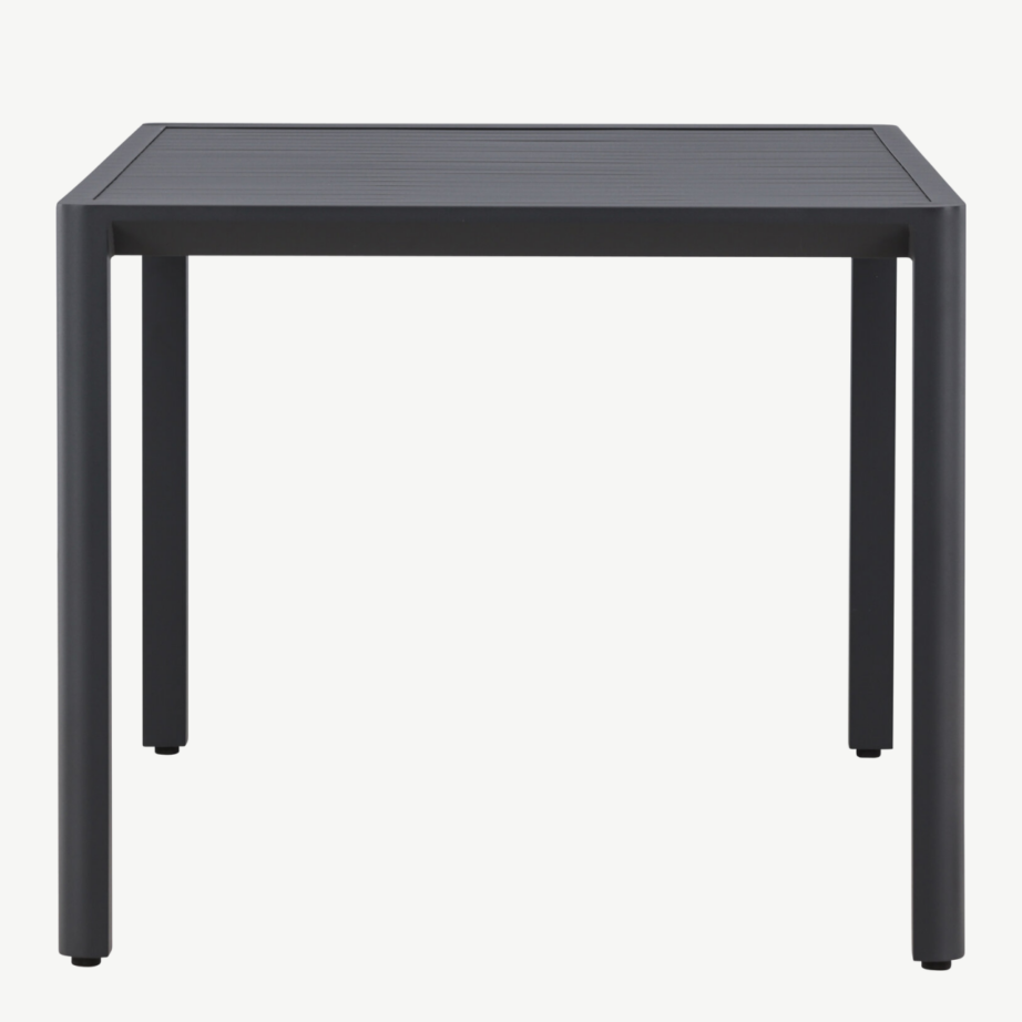 Must alumiiniumist ristkülikukujuline söögilaud Giardini 150×85 cm, 9793-100 – 2