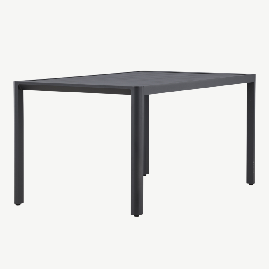 Must alumiiniumist ristkülikukujuline söögilaud Giardini 150×85 cm, 9793-100 – 3