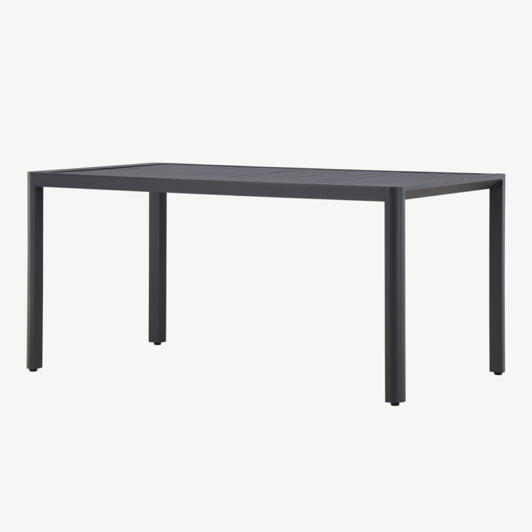 Must alumiiniumist ristkülikukujuline söögilaud Giardini 150×85 cm - 9793-100