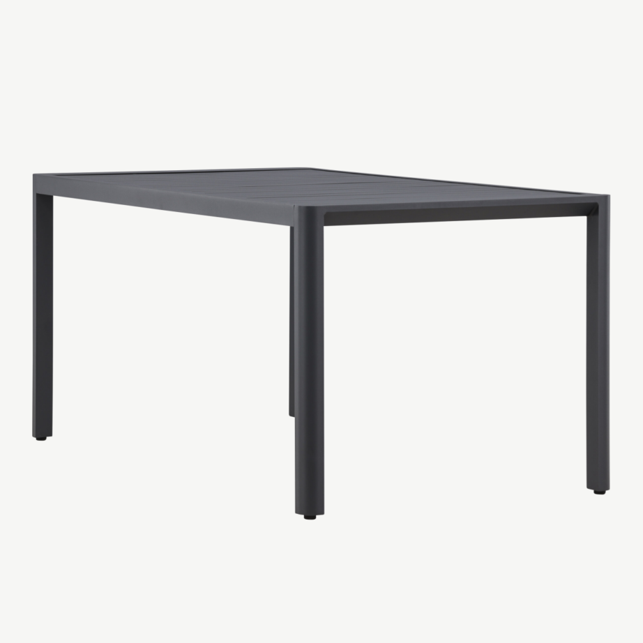 Must alumiiniumist ristkülikukujuline söögilaud Giardini 150×85 cm, 9793-100 – 6