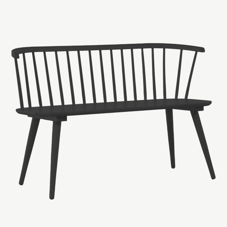 Must kummipuust söögidiivan Bobby, 120 cm - 16803-368