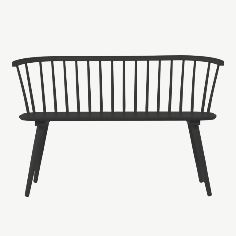 Must kummipuust söögidiivan Bobby, 120 cm - 16803-368