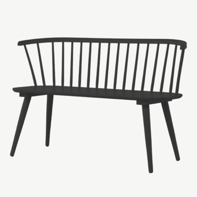 Must kummipuust söögidiivan Bobby, 120 cm - 16803-368