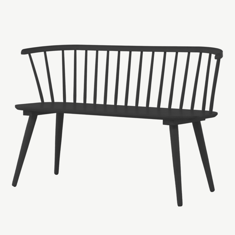 Must kummipuust söögidiivan Bobby, 120 cm - 16803-368